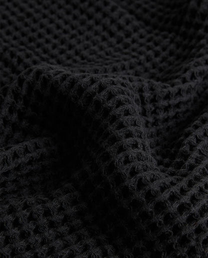WAFFLE-KNIT COTTON TOWEL