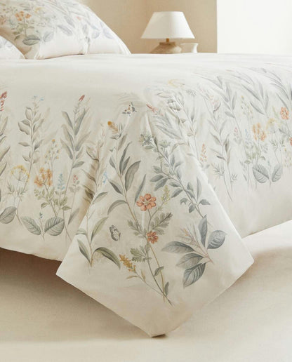 FLORAL PRINT DUVET COVER